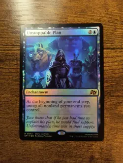 Unstoppable Plan R 0072 Foil Aetherdrift MTG NM - Image 1