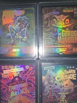 MTG Four Foil Showcases: Warping Wail, The Gitrog Monster, Through The Breach... - Image 2