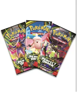 Pokemon Mega Evolution Perfect Order 3-Pack Blister (Chikorita Promo) - IN HAND✅ - Image 3