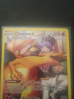 Pokemon TCG Charizard TG03/TG30 2022 Sword and Shield Lost Origin Holo NM - Image 2
