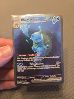 Pokemon TCG Blastoise EX 200/165 Scarlet & Violet 151 English Near Mint NM - Image 1