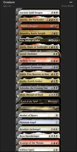 Angels, Demons, and Dragons Oh My! custom commander deck mtg edh - Image 3