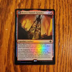 MTG Brass's Tunnel-Grinder Lost Caverns of Ixalan LCI Foil Rare NM - Image 1