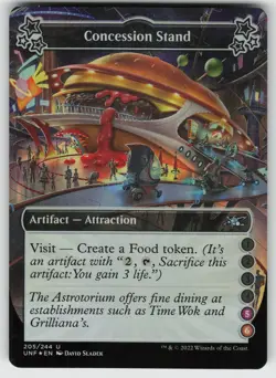 Concession Stand (5-6) Foil U Unfinity 205 MTG - Image 1