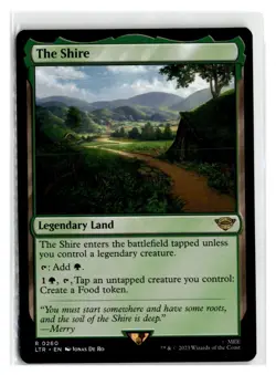 The Shire [Rare} - The Lord Of The Rings 260 Magic MTG - Image 1