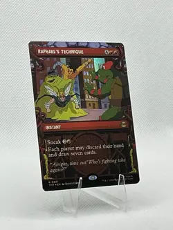 Raphael’s Technique – Showcase Foil | TMNT Universes Beyond | MTG | Near Mint - Image 2