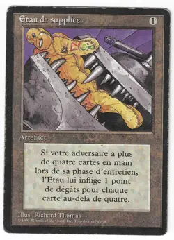 ►Magic-Style◄ MTG - Black Vise - French Revised FBB - Played - Image 1