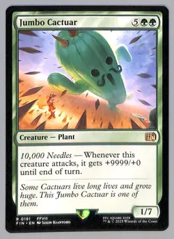 Jumbo Cactuar - 191 - Final Fantasy (FIN) MTG - Image 1