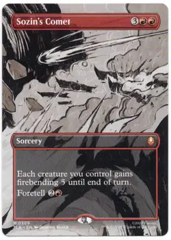 Magic the Gathering - Sozin's Comet - #309 - MYTHIC - Avatar TLE - Mint - Image 1