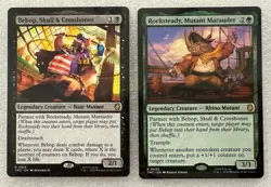 MTG TMNT Bebop, Skull & Crossbones and Rocksteady, Mutant Marauder Partner Set - Image 1