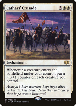 Cathars' Crusade #67 (MP) Commander 2014 C14 Magic MTG - Image 1