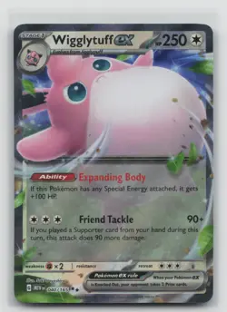 Pokemon TCG Wigglytuff ex 040/165 Scarlet & Violet 151 Double Rare Holo - Image 1