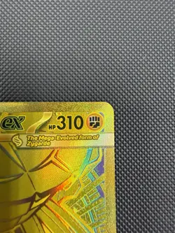Pokemon Mega Zygarde ex Gold Hyper Rare 124/088 Perfect Order READY TO SHIP - Image 3