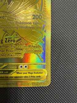 Pokemon Mega Zygarde ex Gold Hyper Rare 124/088 Perfect Order READY TO SHIP - Image 4