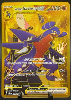 Cynthia's Garchomp EX 241/182 Destined Rivals Hyper Rare Full Art Pokemon TCG NM - Image 1