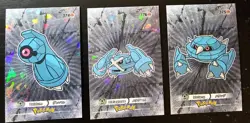 BELDUM METANG METAGROSS POKEMON DATABASE 3 CCG FOIL CARD - Image 1