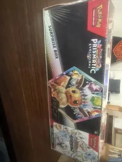 Pokemon Prismatic Evolutions Surprise Box Booster Bundle 2-Pack Eevee - Image 1