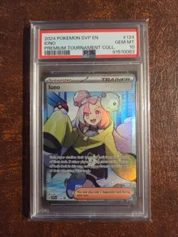 2024 POKEMON SVP EN-SV PROMO IONO PREMIUM TOURNAMENT COLLECTION IONO PSA 10 - Image 1