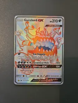 Guzzlord GX SV71/SV94 Rare Shiny GX Hidden Fates Shiny Vault Pokemon Near Mint - Image 1
