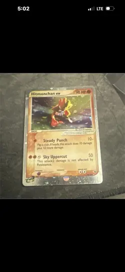 Pokemon Hitmonchan ex Charizard Holo Lot 2003 2008 2 Cards English - Image 1
