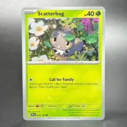 Pokemon Scarlet & Violet: Surging Sparks #005/191 Scatterbug - Image 1