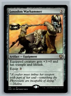 Magic MTG Commander Phyrexia: All Will Be One Loxodon Warhammer #135 TCG CCG - Image 1