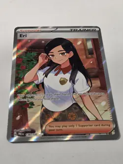 2025 Prismatic Evolutions Eri Full Art Trainer Supporter 136/131 Double Rare - Image 2