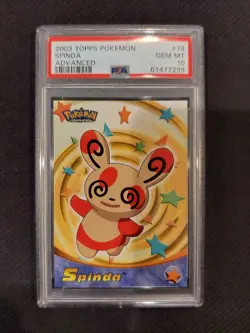 PSA 10 Spinda Topps Pokemon Advanced - Image 1