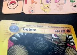 GOLEM 49/165 MP Reverse Holo Expedition Base Set Pokemon Card. Fast Shipping! - Image 2