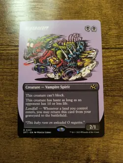Bloodghast R 0037 Borderless Regular Non Foil Aetherdrift MTG NM - Image 1
