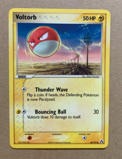 Voltorb 68/92 EX Legend Maker - Common Pokemon Card - NM/Mint - Image 1