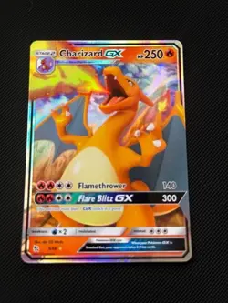 Pokemon TCG Charizard GX Hidden Fates 9/68 Holo Ultra Rare - NM - Image 1