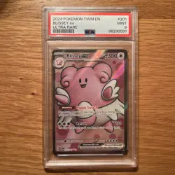 Blissey ex 201/167 Pokemon S&V Twilight Masquerade Ultra Rare PSA 9 - Image 1