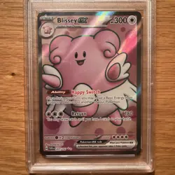 Blissey ex 201/167 Pokemon S&V Twilight Masquerade Ultra Rare PSA 9 - Image 2