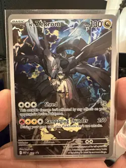 Pokemon N's Zekrom 031 MEP Promo Regular 130 HP Shred Rampaging Thunder - Image 1