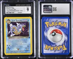 CGC 9 MINT Dark Gyarados Team Rocket 8/82 Holo Prerelease Promo Pokemon Card - Image 1