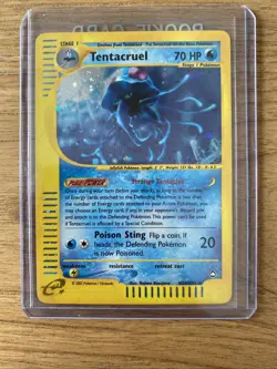 Pokemon 2002 E-Series Tentacruel H26/H32 Aquapolis Holo Card - Image 1