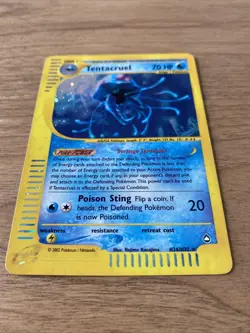 Pokemon 2002 E-Series Tentacruel H26/H32 Aquapolis Holo Card - Image 3
