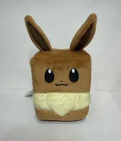 Pokemon Prismatic Plush Deck Case Eevee TCG Official Card Holder - Image 1