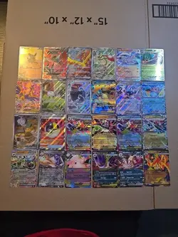 24 Card Modern Pokemon Lot!- 10 Full Art/IR 14 Ex Double Rare! - Image 1