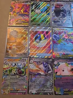 24 Card Modern Pokemon Lot!- 10 Full Art/IR 14 Ex Double Rare! - Image 3