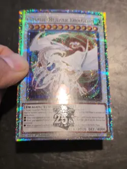 Yu-Gi-Oh QUARTER CENTURY SECRET RARE COSMIC BLAZAR DRAGON MP24-EN029 1ST NM - Image 3