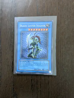 Yu-Gi-Oh Black Luster Soldier SYE-024 TCG Ultra Rare Unlimited Edition Holo Card - Image 3