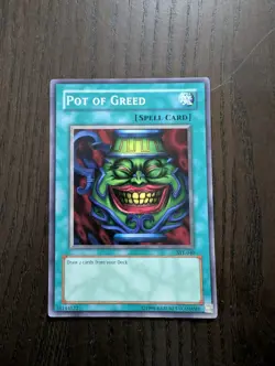Yu-Gi-Oh Pot of Greed SYE-040 Starter Deck Yugi Ultra Rare - Image 1