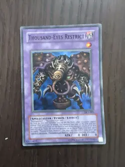Yu-Gi-Oh Thousand-Eyes Restrict DL1-001 Duelist League Ultra Rare - Image 1