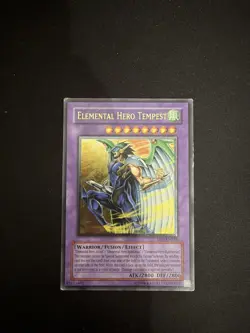 Yu-Gi-Oh! Elemental Hero Tempest EEN-EN034 Ultimate Rare - Image 1