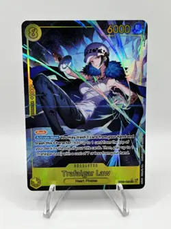 One Piece CCG Trafalgar Law EB03-032 Alt Art SEC - English - PACK FRESH MINT - Image 1