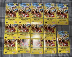 One Piece Adv. on Kamis Island OP15-Eb04 Sleeved Booster Lot OF 14 PACKS TCG - Image 1