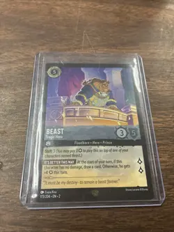 Beast Tragic Hero Cold Foil 173/204 Rise of the Floodborn Disney Lorcana - Image 1