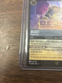 Beast Tragic Hero Cold Foil 173/204 Rise of the Floodborn Disney Lorcana - Image 5